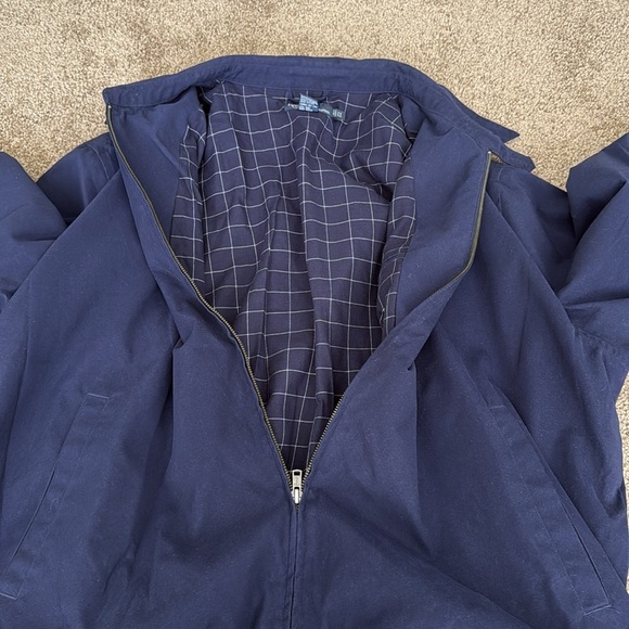 Polo Ralph Lauren Lightweight Windbreaker Jacket Refined Navy Zip Up Big/Tall - Picture 9 of 12